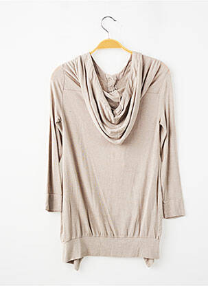 Top manches longues manches longues beige LA FEE MARABOUTEE fille
