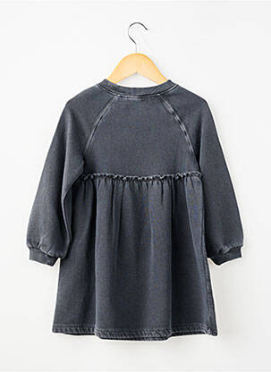 Robe mi-longue col rond manches longues gris IKKS fille