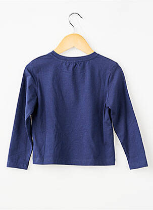 Top manches longues manches longues bleu PM MERE & FILLE fille