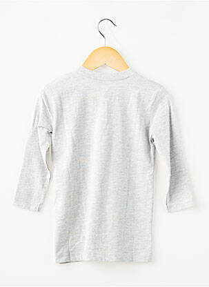 T-shirt manches longues manches longues gris IKKS garçon