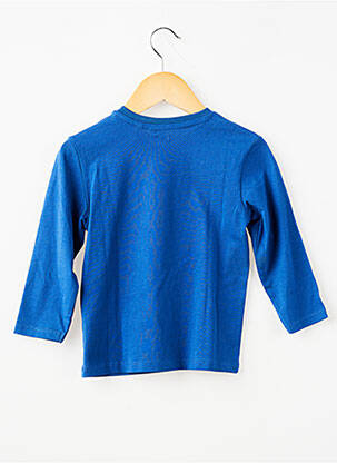 T-shirt manches longues manches longues bleu IKKS garçon