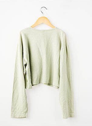 Veste casual col rond vert LILITH fille