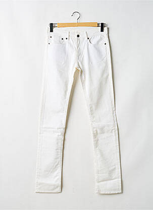 Jeans coupe slim tissage brut taille normale beige HELLS BELLS femme