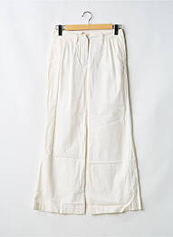 Pantalon droit tissage popeline taille normale beige FIRETRAP femme