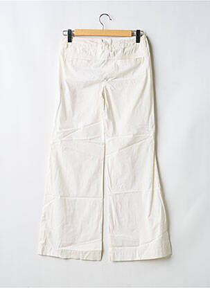 Pantalon droit tissage popeline taille normale beige FIRETRAP femme