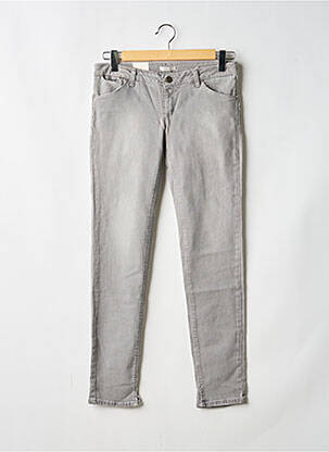 Jeans coupe slim tissage brut taille normale gris KOCCA femme