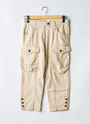 Pantacourt slim beige KOOKAI fille