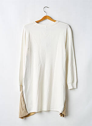 Robe mi-longue manches longues manches longues blanc IMPERIAL femme