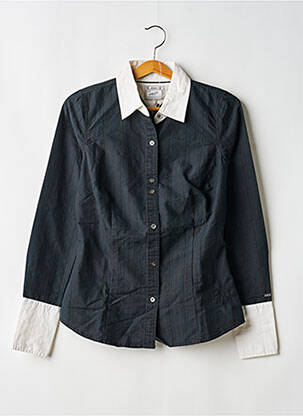 Chemisier coupe cintrée manches longues noir TOMMY HILFIGER femme
