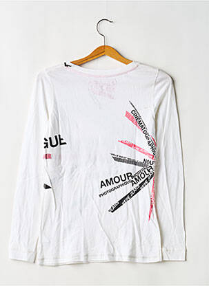 T-shirt manches longues manches longues blanc PEPE JEANS femme