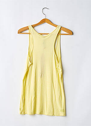 Débardeur stretch sans manche jaune I.CODE (By IKKS) femme