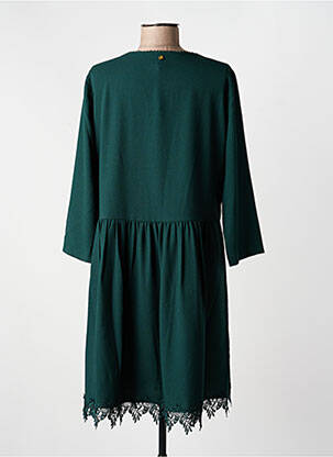 Robe mi-longue manches longues manches longues vert I.CODE (By IKKS) femme