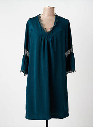 Robe mi-longue manches longues manches longues vert I.CODE (By IKKS) femme