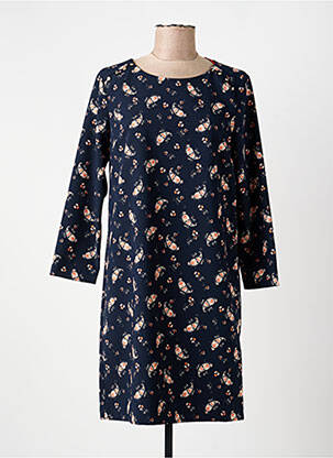Robe courte manches longues manches longues bleu I.CODE (By IKKS) femme