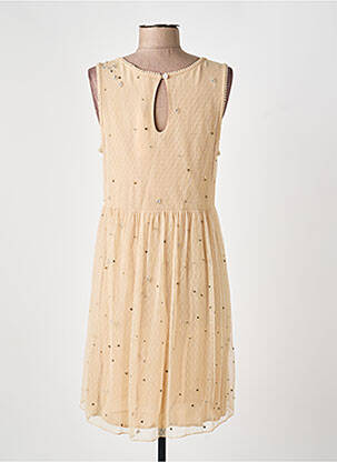 Robe mi-longue sans manche sans manche beige I.CODE (By IKKS) femme