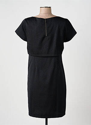 Robe courte manches courtes manches courtes noir I.CODE (By IKKS) femme