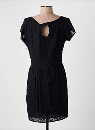 Robe mi-longue manches courtes manches courtes noir I.CODE (By IKKS) femme