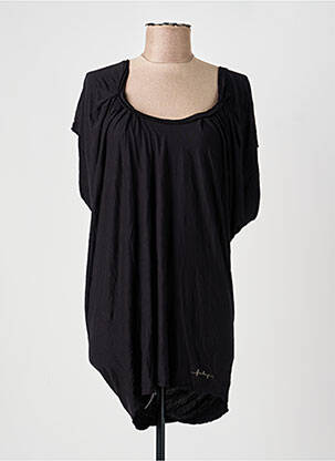 Tunique manches courtes coupe ample noir FIRETRAP femme
