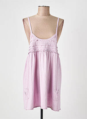 Tunique sans manche col rond rose GESCOT femme