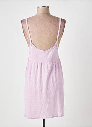 Tunique sans manche col rond rose GESCOT femme