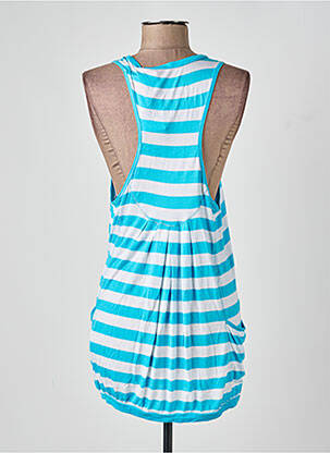 Débardeur col v sans manche bleu PEPE JEANS femme