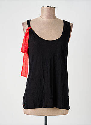 Débardeur coupe cintrée sans manche noir I.CODE (By IKKS) femme