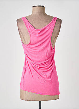 Débardeur coupe cintrée sans manche rose I.CODE (By IKKS) femme