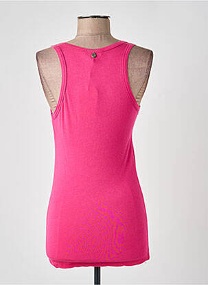 Débardeur stretch sans manche rose PAKO LITTO femme