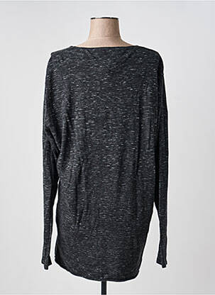 Pull tissage chiné manches longues gris TOMMY HILFIGER homme