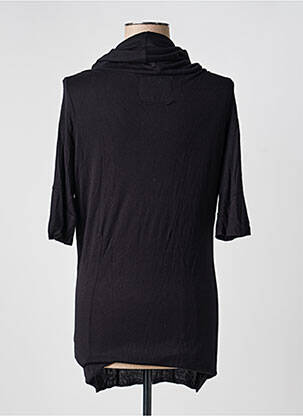 T-shirt sérigraphie floquée manches courtes noir DDP femme