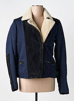Blouson manches longues bleu MAISON SCOTCH femme