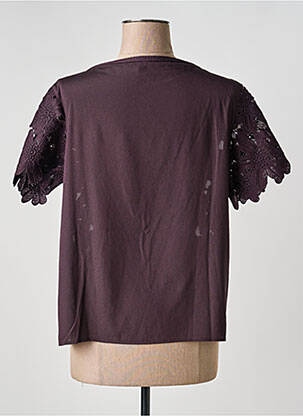 Top manches courtes manches courtes violet I.CODE (By IKKS) femme