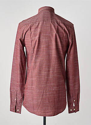 Chemise manches longues imprimé fantaisie rouge MINIMUM homme