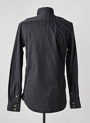 Chemise manches longues coupe cintrée gris JACHS homme