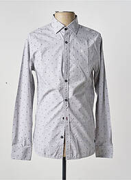 Chemise manches longues imprimé fantaisie gris DSTREZZED homme
