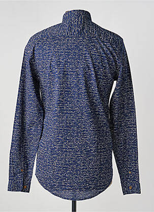 Chemise manches longues imprimé fantaisie bleu MINIMUM homme