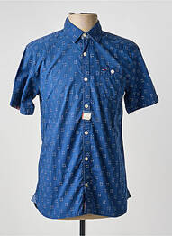 Chemise manches courtes imprimé fantaisie bleu TOMMY HILFIGER homme