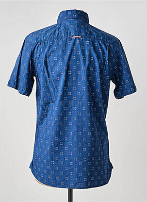 Chemise manches courtes imprimé fantaisie bleu TOMMY HILFIGER homme