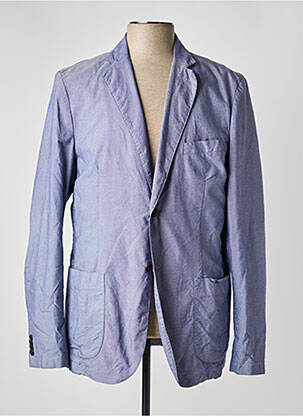 Blazer finition intérieure doublée bleu SCOTCH & SODA homme