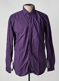 Chemise manches longues coupe cintrée violet SCOTCH & SODA homme
