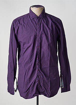 Chemise manches longues coupe cintrée violet SCOTCH & SODA homme