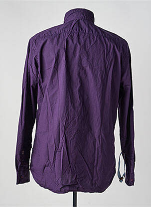 Chemise manches longues coupe cintrée violet SCOTCH & SODA homme