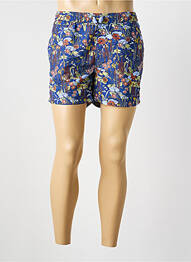 Short de bain tissage popeline bleu DSTREZZED homme