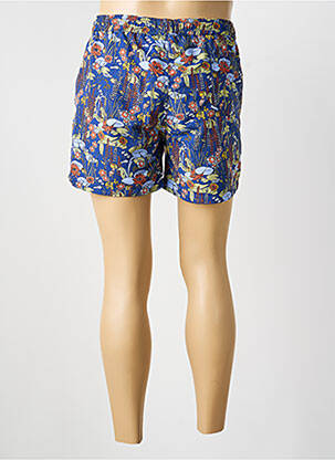 Short de bain tissage popeline bleu DSTREZZED homme