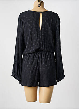 Combishort col v manches longues noir I.CODE (By IKKS) femme