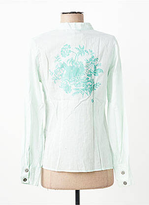 Chemisier coupe cintrée manches longues vert LULUCASTAGNETTE femme