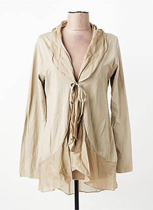 Veste casual coupe cintrée beige PAKO LITTO femme