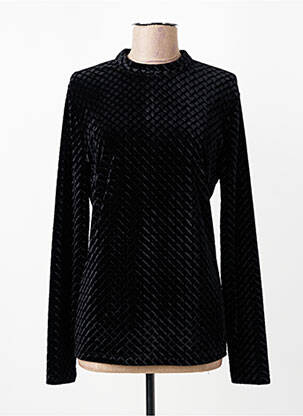 Top stretch manches longues noir MINIMUM femme