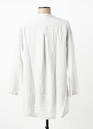 Tunique manches longues fermeture boutonnée sur le devant gris PLEASE femme