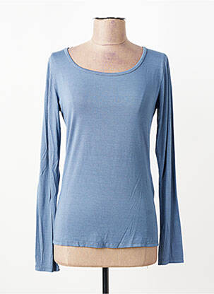 T-shirt manches longues manches longues bleu PAKO LITTO femme
